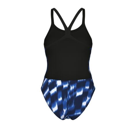 W ARENA WAVE SWIMSUIT CHALLENGE BACK BLACK-TEAM ROYAL