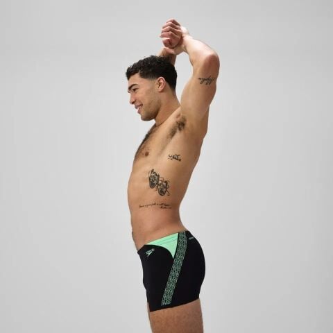 Speedo Men's Hyperboom Splice Aquashort Black/Gree