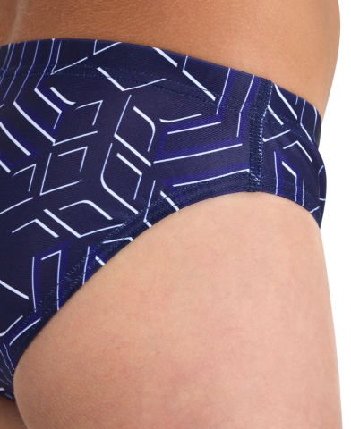 BOY'S ARENA KIKKO PRO SWIM BRIEFS ERKEK ÇOCUK YÜZÜCÜ MAYOSU / NAVY-MULTI