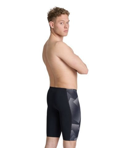 MEN'S ARENA HALFTONE SWIM JAMMER/BLACK TEAM BLACK ERKEK MAYOSU