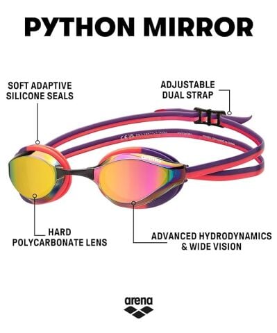 PYTHON MIRROR/COPPER PLUM BRIGHT CORAL