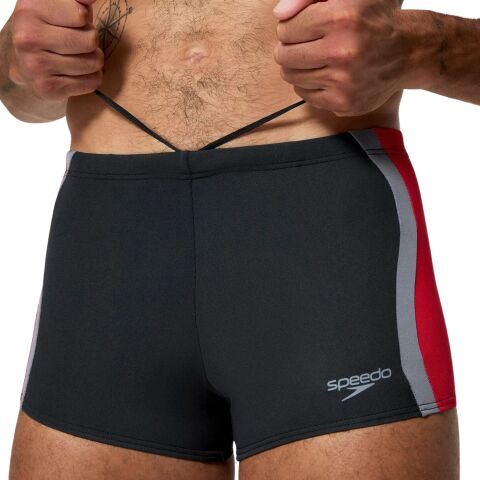 Speedo Solid Splice Aquashort Black-R Erkek Mayosu