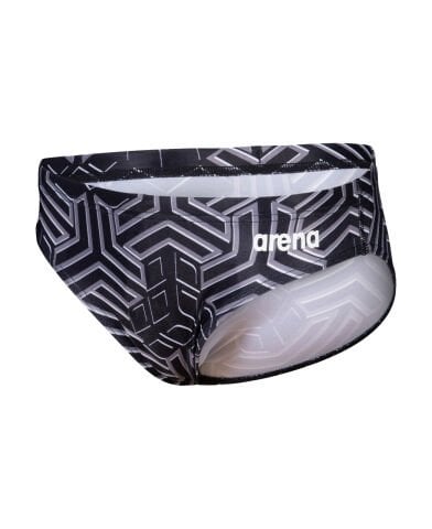 BOY'S ARENA KIKKO PRO SWIM BRIEFS ERKEK ÇOCUK YÜZÜCÜ MAYOSU / BLACK-MULTI