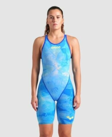 POWERSKIN CARBON GLIDE LE OB/TIE DYE/COBALT 6310140 KADIN YARIŞ MAYOSU