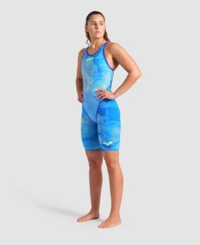 POWERSKIN CARBON GLIDE LE OB/TIE DYE/COBALT 6310140 KADIN YARIŞ MAYOSU