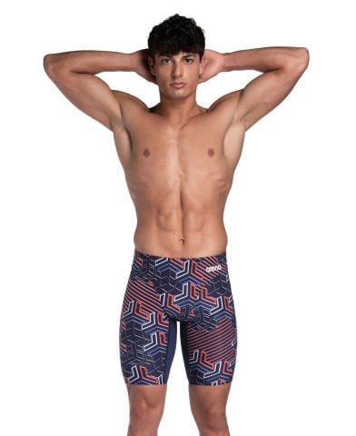 MEN'S ARENA KIKKO PRO SWIM JAMMER/NAVY-MULTI