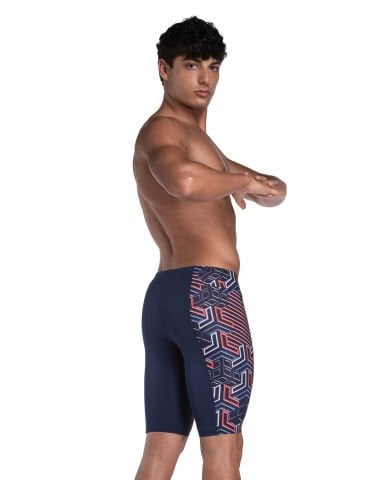MEN'S ARENA KIKKO PRO SWIM JAMMER/NAVY-MULTI