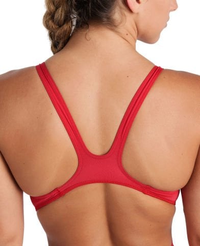 W TEAM SWIMSUIT SWIM TECH SOLID KADIN YÜZÜCÜ MAYOSU/RED (F34/14-15 YAŞ KARŞILIĞIDIR.)