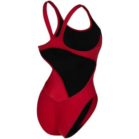 W TEAM SWIMSUIT SWIM TECH SOLID KADIN YÜZÜCÜ MAYOSU/RED (F34/14-15 YAŞ KARŞILIĞIDIR.)
