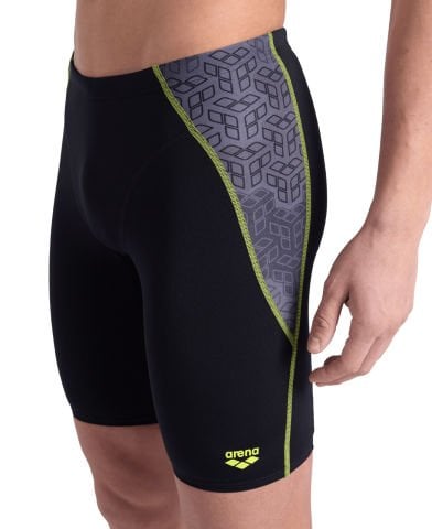 MEN'S ARENA CAMO KIKKO SWIM JAMMER/BLACK-BLACK MULTI ERKEK MAYOSU