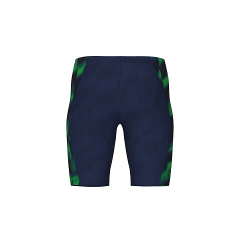 B ARENA WAVE SWIM JAMMER NAVY-TEAM BLUE GREEN