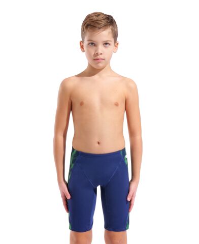 B ARENA WAVE SWIM JAMMER NAVY-TEAM BLUE GREEN
