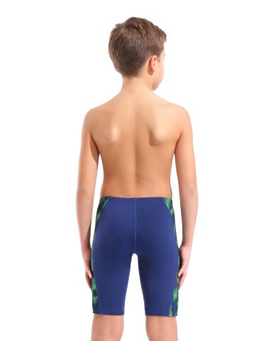 B ARENA WAVE SWIM JAMMER NAVY-TEAM BLUE GREEN