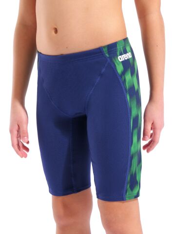 B ARENA WAVE SWIM JAMMER NAVY-TEAM BLUE GREEN
