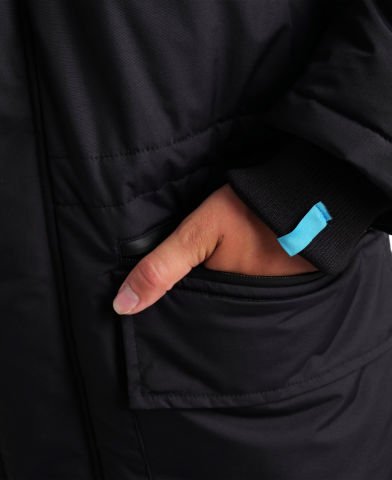 TEAM PARKA SOLID / BLACK UNİSEX PARKA