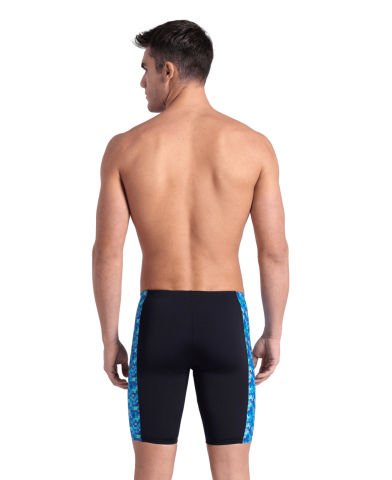 MEN'S ARENA POOLTILES SWIM JAMMER/BLACK BLUE MULTI ERKEK MAYOSU