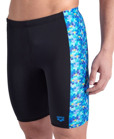 MEN'S ARENA POOLTILES SWIM JAMMER/BLACK BLUE MULTI ERKEK MAYOSU