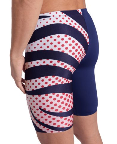 MEN'S ARENA MULTI STRIPES SWIM JAMMER/NAVY-MULTI ERKEK MAYOSU