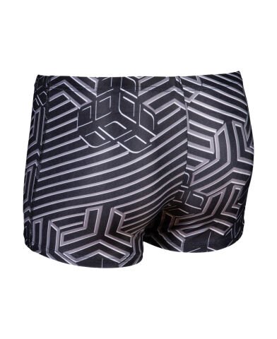 BOY'S ARENA KIKKO PRO SWIM SHORT ERKEK ÇOCK MAYOSU / BLACK-MULTI 10-11