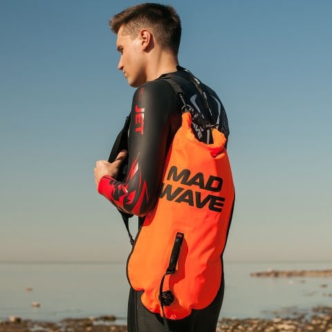MADWAVE DRY BAG SWIM BUOY/AÇIKSU ŞAMANDRASI/TURUNCU
