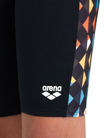 BOY'S ARENA CARNIVAL SWIM JAMMER ERKEK ÇOCUK YÜZÜCÜ MAYOSU / BLACK-MULTI