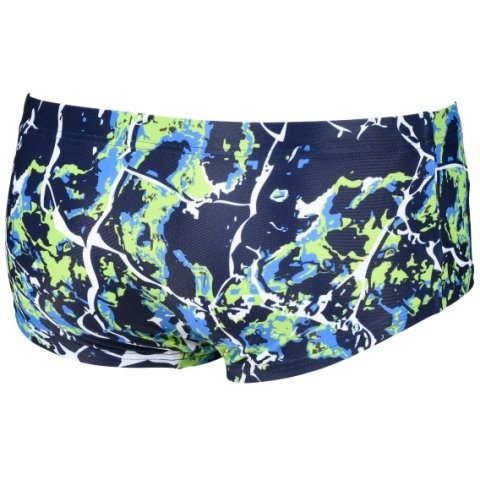 M EARTH TEXTURE LOW WAIST SHORT ERKEK YÜZCÜ MAYOSU /NAVY-SOFT GREEN-MU