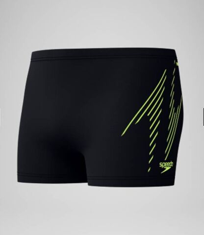 SPEEDOMen's HyperBoom Placement Aquashort Black/Yellow