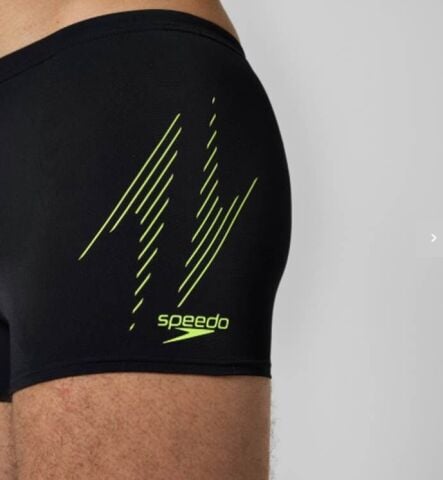 SPEEDOMen's HyperBoom Placement Aquashort Black/Yellow