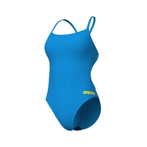 WOMENS TEAM SWIMSUIT CHALLANGE SOLID/TURQUOISE-YEL