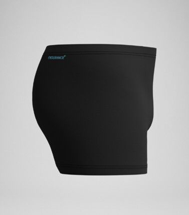 SPEEDO MEN'S HYPERBOOM V-CUT AQUASHORT BLACK-BLUE