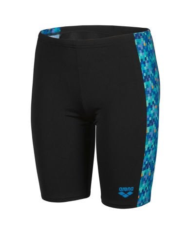 BOY'S ARENA POOLTILES SWIM JAMMER/BLACK BLUE MULTI