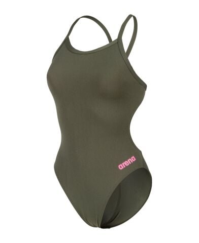 WOMENS TEAM SWIMSUIT CHALLANGE SOLID/DARK SAGE-SHO