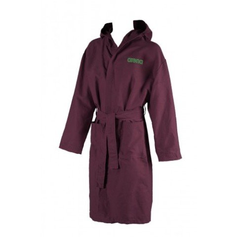 ZEAL MICROFIBER BORNOZ / RED WINE-SHINY GREEN