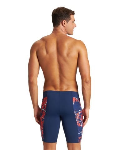 M EARTH TEXTURE JAMMER ERKEK YÜZÜCÜ MAYOSU / NAVY-RED-MULTI F 80 (UK 32)