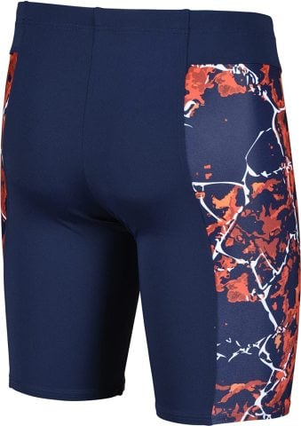 M EARTH TEXTURE JAMMER ERKEK YÜZÜCÜ MAYOSU / NAVY-RED-MULTI F 80 (UK 32)