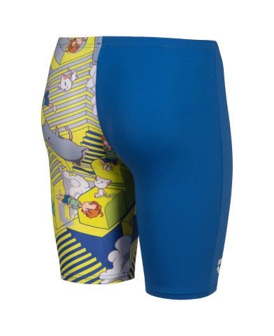 BOY'S ARENA FANTASIZE SWIM JAMMER/MULTI GREY ROYAL ERKEK ÇOCUK MAYOSU