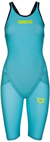 CARBON FLEX VX KADIN YARIŞ MAYOSU (AÇIK SIRT) / TURQUOISE BLACK