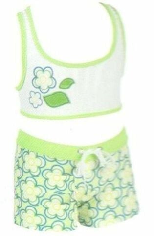 LEİTRİM KIDS BİKİNİ - BEYAZ, SARI, YEŞİL (5 YAŞ ÜÇLÜ TAKIM)