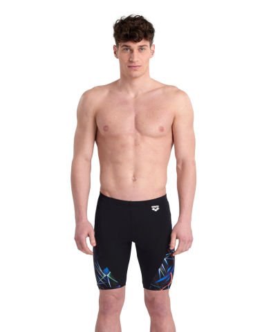 MEN'S SWIM JAMMER ALLOVER ERKEK YÜZÜCÜ MAYOSU /BLACK