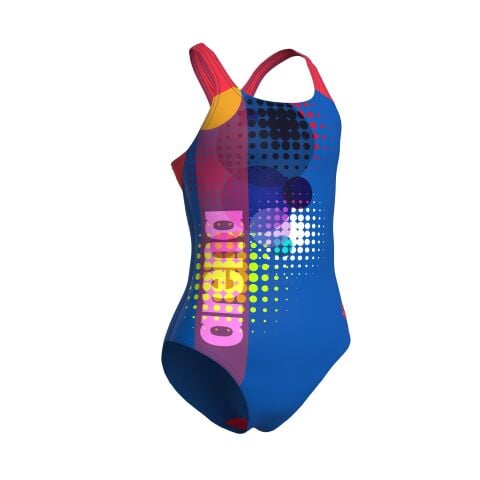 G ARENA DOTS SWIMSUIT SWIM PRO BACK ROYAL-BRIGHT CORAL