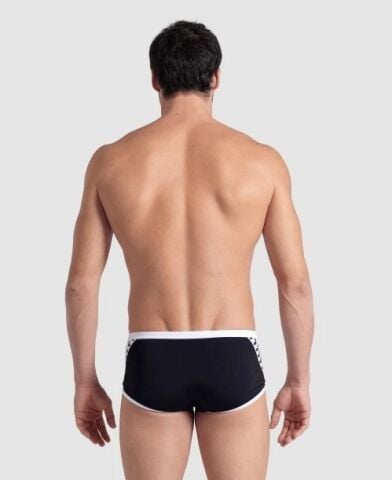 MEN'S ARENA ICONS SWIM LOW WAIST SHORT BLACK