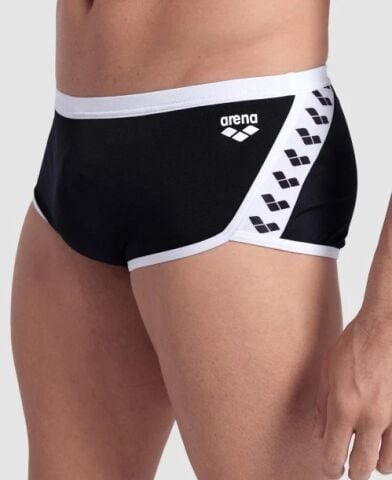 MEN'S ARENA ICONS SWIM LOW WAIST SHORT BLACK