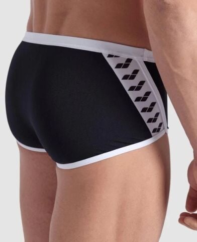 MEN'S ARENA ICONS SWIM LOW WAIST SHORT BLACK