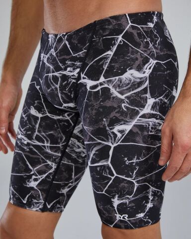 TYR Men's Jammer Swimsuit - Synapse/TITANIUM