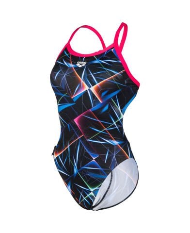 WOMEN'S SWIMSUIT CHALLENGE BACK ALLOVER KADIN YÜZÜCÜ MAYOSU / BLACK