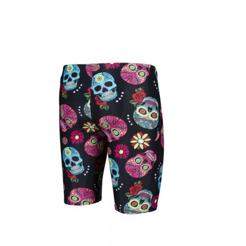 M CRAZY SKULLS CARNIVAL JAMMER ERKEK YÜZÜCÜ MAYOSU/BLACK-MULTI