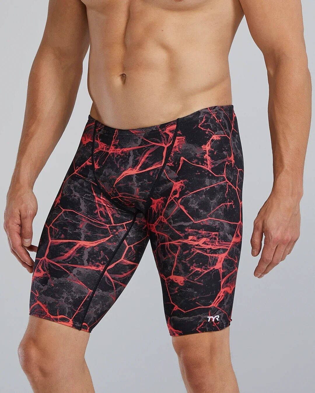 TYR Men's Jammer Swimsuit - Synapse/RED