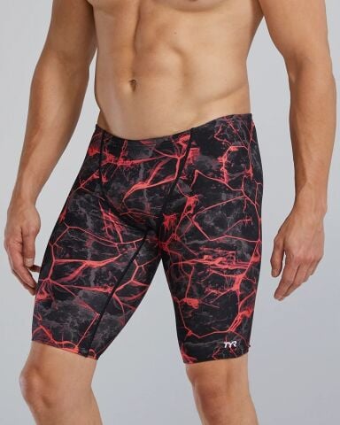 TYR Men's Jammer Swimsuit - Synapse/RED