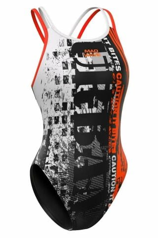 WOMEN SWIMSUITS ANTICHLOR CROSSBACK/SİYAH
