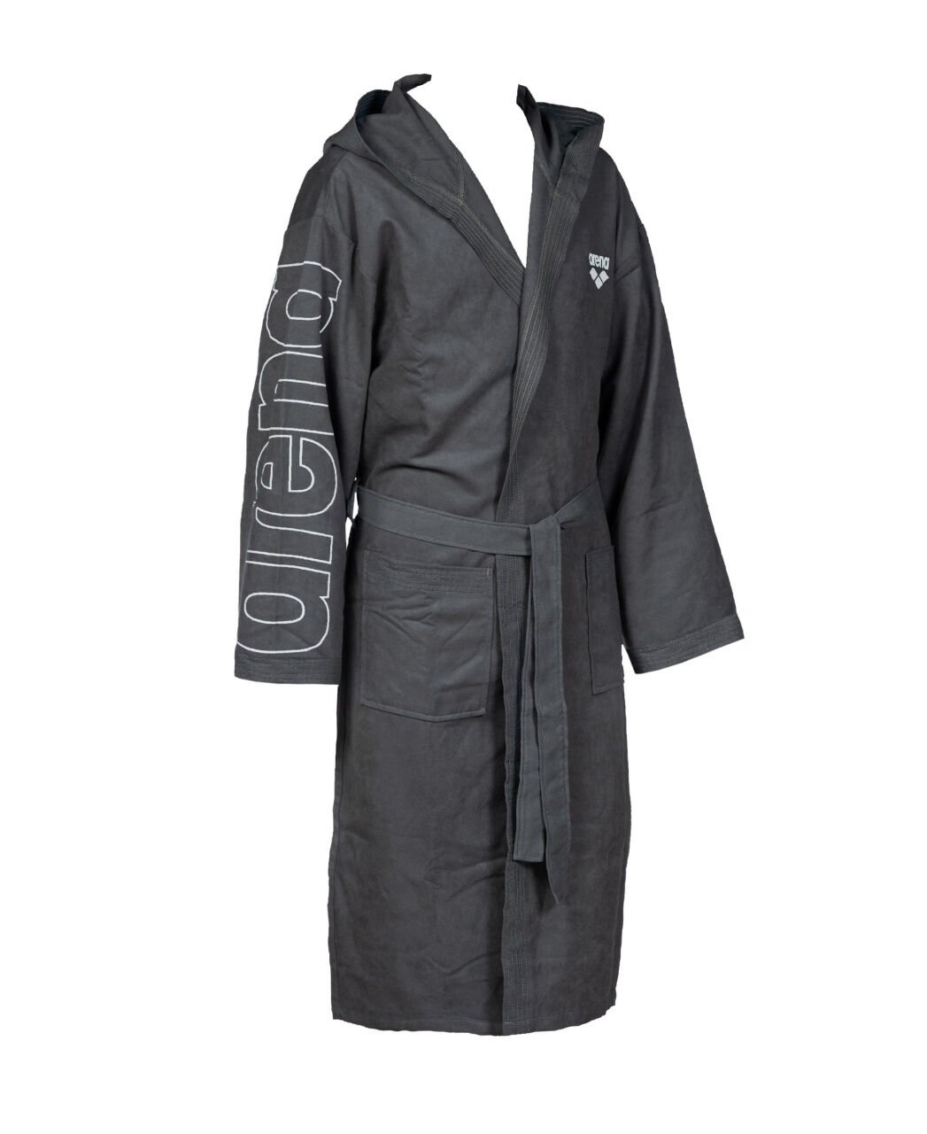 ZEAL PLUS JR MICROFIBER YÜZÜCÜ BORNOZU/ GREY-WHITE, ELIT SPOR